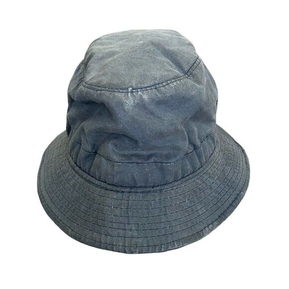 Mizen Head Mens Medium 100% cotton Heathered Gray Fedora Brimmed Hat size 7 1/8 - Picture 1 of 6
